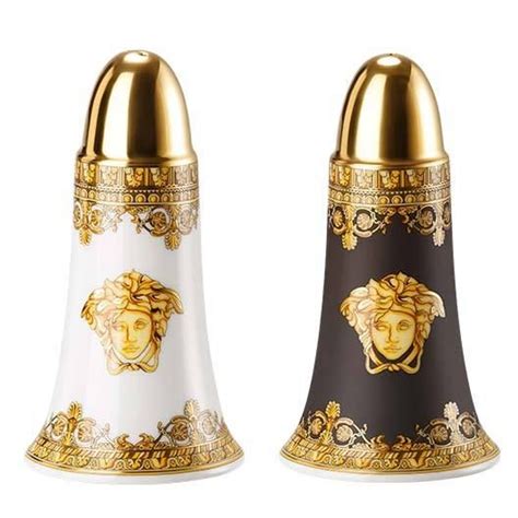 versace salt and pepper shakers|Luxury Tableware & Kitchen Accessories .